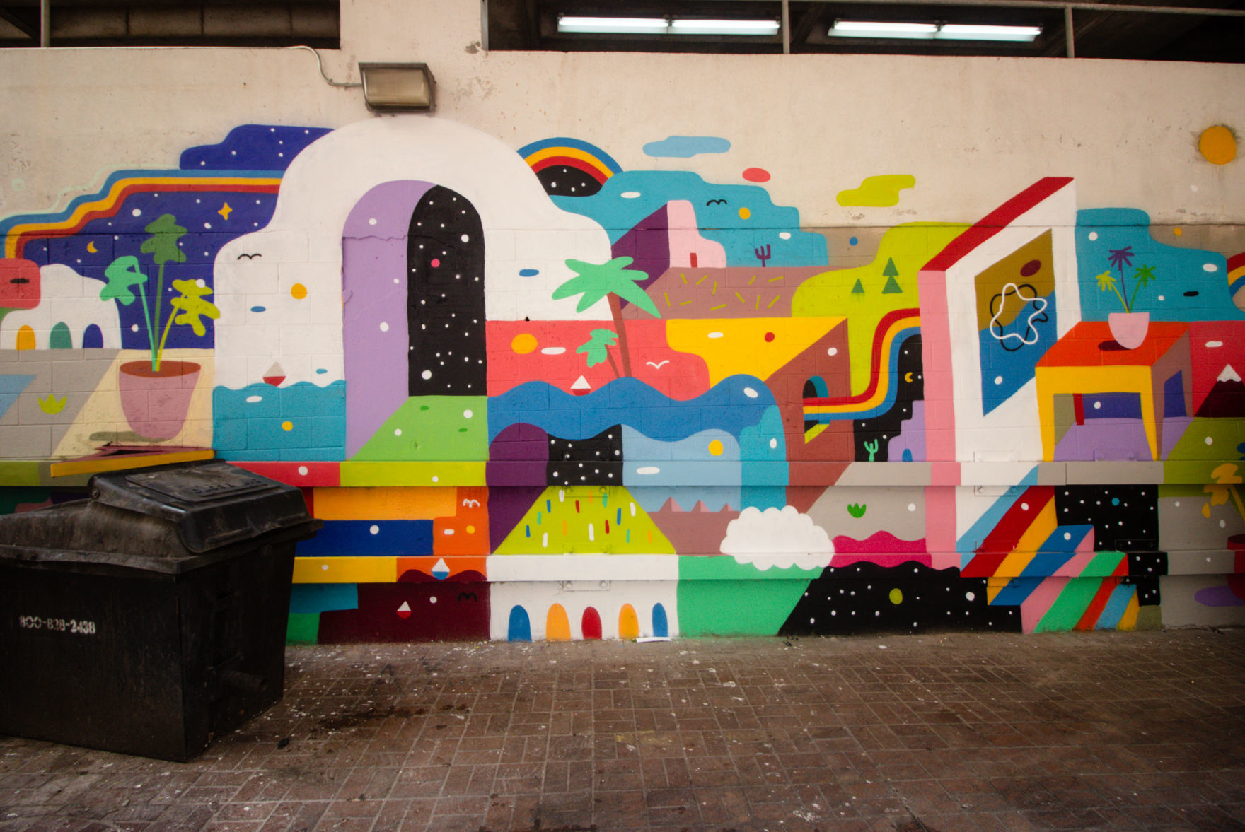 Art Alley mural